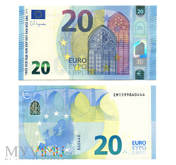 Duże zdjęcie 20 Euro 2021 (EM1599860446) Lagarde