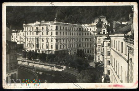 Karlovy Vary - Hotel Moskva - lata 50-te XX w.
