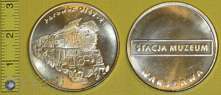 Medal kolejowy - usługowy Stacji Muzeum