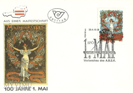 100 lat święta 1 Maja - Austria 1992