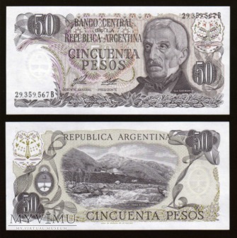 Argentina - P 301b - 50 Pesos - 1976-8