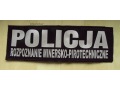 Emblemat odblaskowy POLICJA rozpoznanie min-pirot