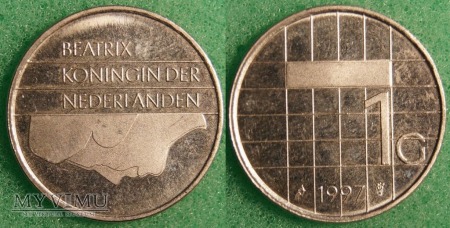 Duże zdjęcie Holandia, 1997, 1 gulden