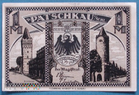 1 Mark 1922 - Patschkau - Paczków