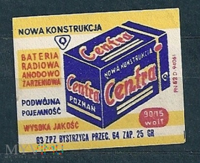Centra Bateria Radiowo Anodowo Żarzeniowa.4.1963.B