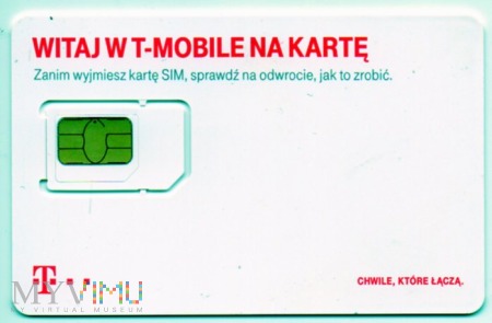 Karta SIM T-Mobile na kartę - wzór 02