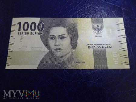 1000 RUPIAH 2016 INDONEZJA