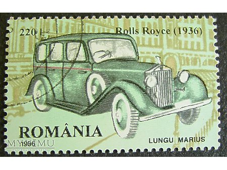 Duże zdjęcie Rolls Royce (1936) znaczek