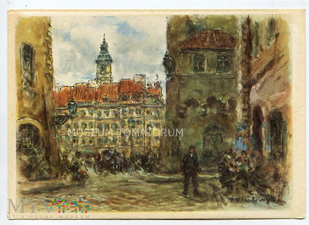 W-wa - Stare Miasto - Rynek - 1955 - Cieślewski