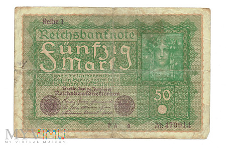 Niemcy - 50 mark, 1919r.