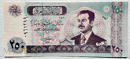Irak 250 dinarów 2002