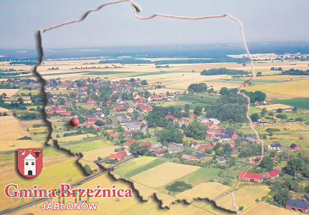 Panorama Jabłonowa z lotu ptaka