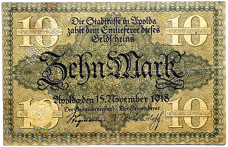 Apolda 10 marek 1918