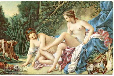 Duże zdjęcie F. Boucher - Diana po kąpieli.