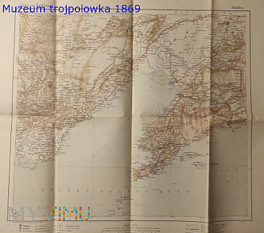 Mapa wschodnich Chin. Mudken 1904