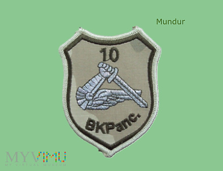 Oznaka rozpoznawcza 10 BKPanc. pustynna