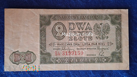 Banknoty PRL-u 2 złote