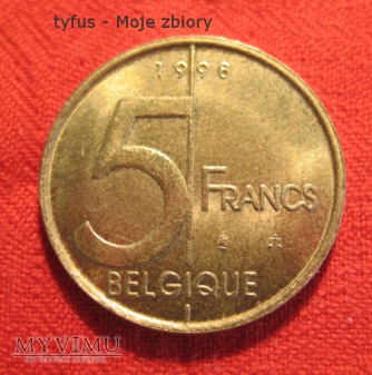 5 FRANC - Belgia (1994)