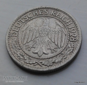50 Reichspfennig 1928 C