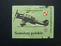 Etykieta - Samoloty polskie PZL-23 B Karaś 1934