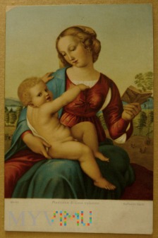 Duże zdjęcie Kartka litografia Madonna Colonna