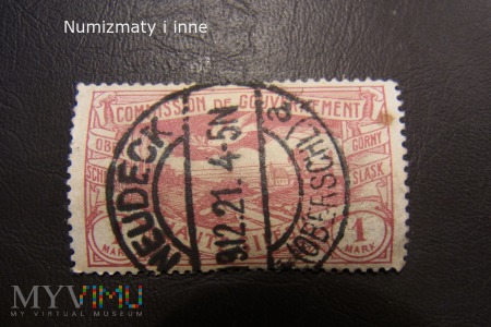 śląskie znaczki plebiscytowe za 1 markę
