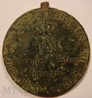 Kriegsdenkmünze für Kämpfer 1813-1814