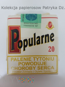 Papierosy POPULARNE 1998 r. Kraków