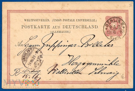 Weltpostverein.1a (Union Postale Universelle.) Pos