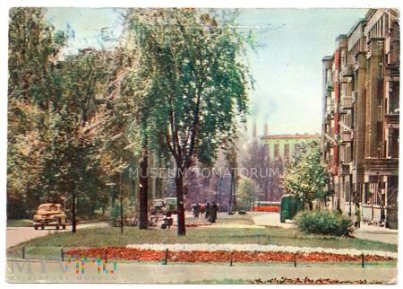 Łódź - fragment miasta - 1967