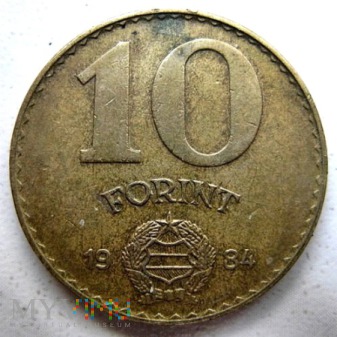 10 forintów 1984 r. Węgry