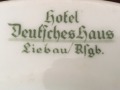 Talerz deserowy - Hotel Deutsches Haus Liebau/Rsgb