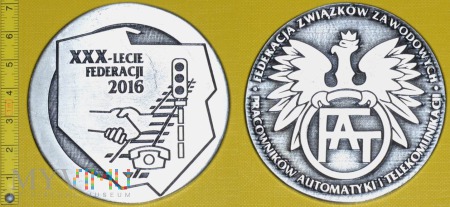 Medal kolejowy - związkowy FZZPAiT
