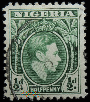 Nigeria 1/2d Jerzy VI