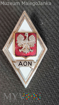 Odznaka Absolwencka AON z 1990 roku