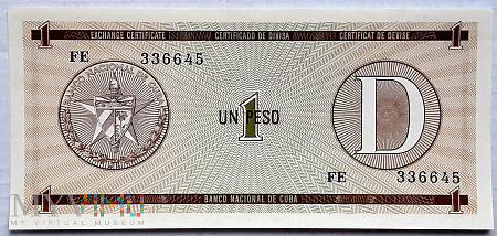 Kuba 1 peso 1990