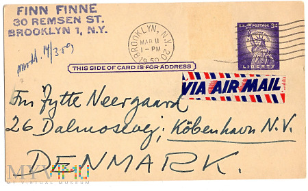 9.2a-Postal Card USA.1959