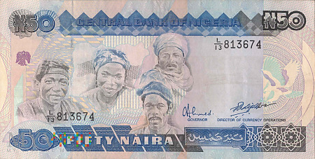 Nigeria - 50 naira (1991)