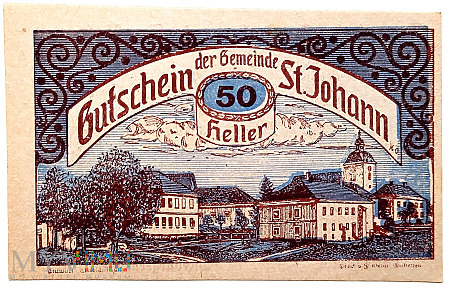 St. Johann 50h 1920