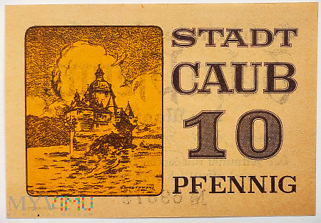 Caub 10 pf 1921