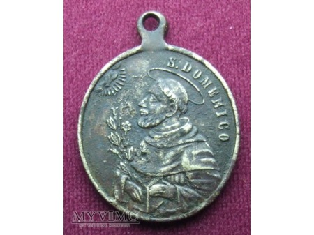 Stary medalik z MB Różańcową nr.2