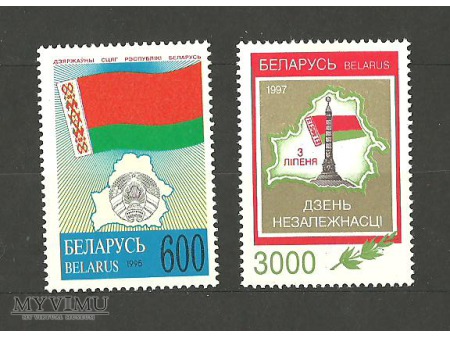Białoruskie flagi.