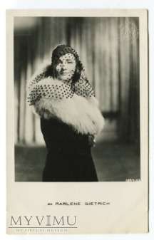Duże zdjęcie Marlene Dietrich Marlena lata 30-te pocztówka