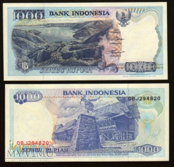 Indonesia - P 129 - 1000 Rupiah - 1992
