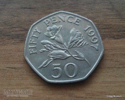 50 Pence-Bailiwick of Guernsey 1997