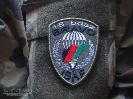 18 BDSz BRAVO V zmiana ISAF - oliwkowa