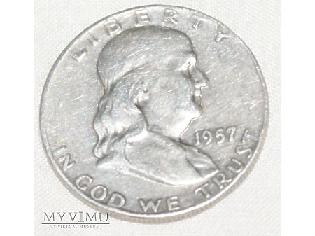 Half doolar 1957 srebro