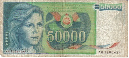 5000 dinarów 1988