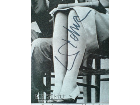 Duże zdjęcie Marlene Dietrich Autograf i piękne nogi w Paryżu