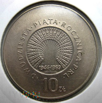 10 złotych - 1969 r. Polska